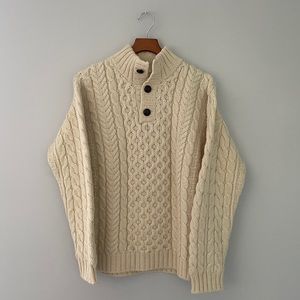 Men’s Wool Fisherman Sweater